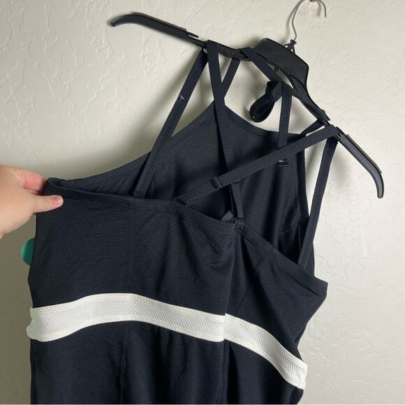 Torrid Black and White Stripe High Neck Multi-Strap Swimsuit 3X NWT - Picture 7 of 13